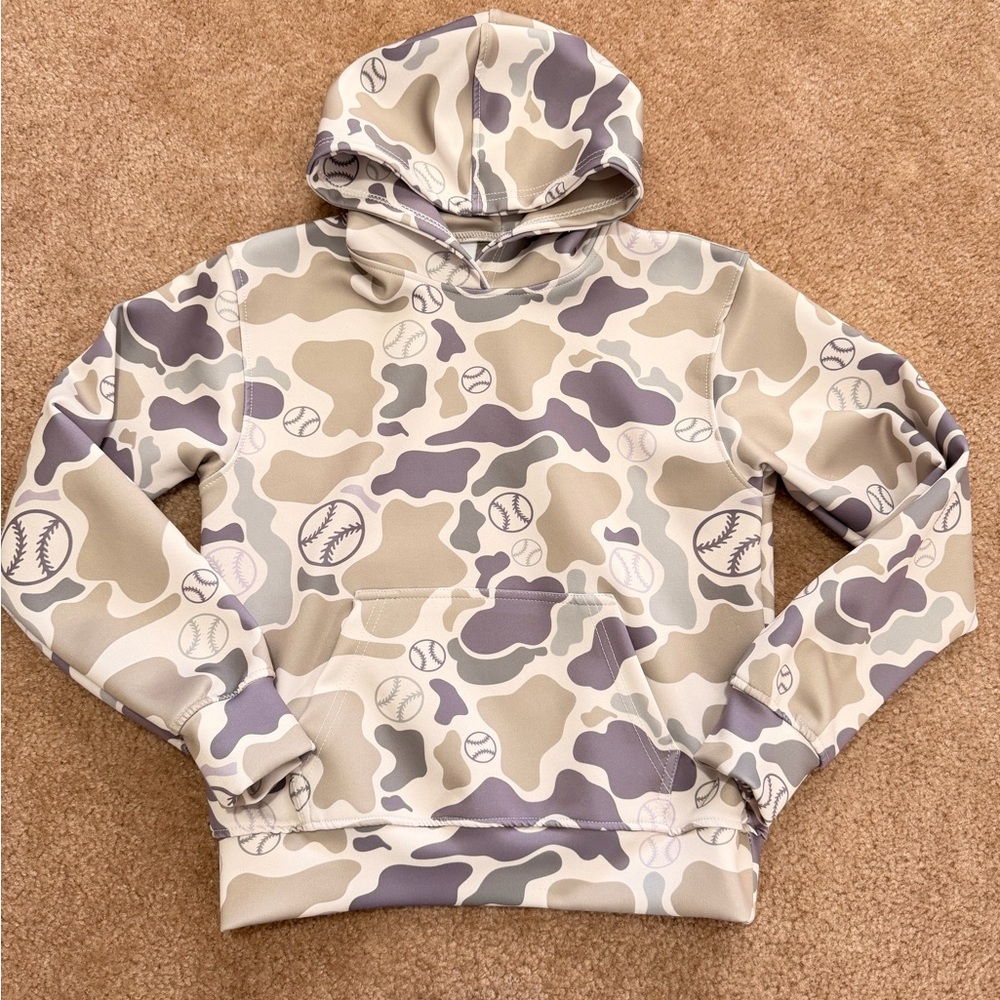 Baller Lifestyle Baseball Camo Hoodie